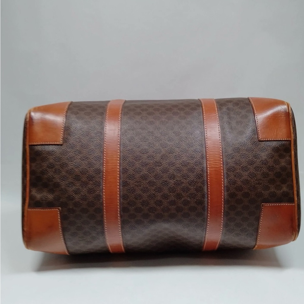 AUTHENTIC CELINE Boston bag Brown Leather Duffel Bag - Picture 2 of 7